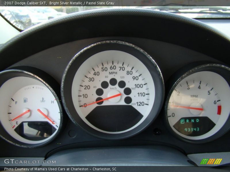 Bright Silver Metallic / Pastel Slate Gray 2007 Dodge Caliber SXT