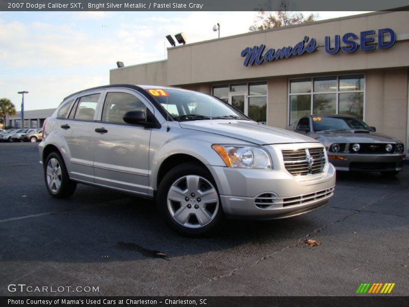 Bright Silver Metallic / Pastel Slate Gray 2007 Dodge Caliber SXT