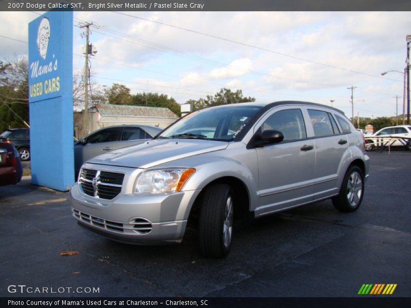 Bright Silver Metallic / Pastel Slate Gray 2007 Dodge Caliber SXT