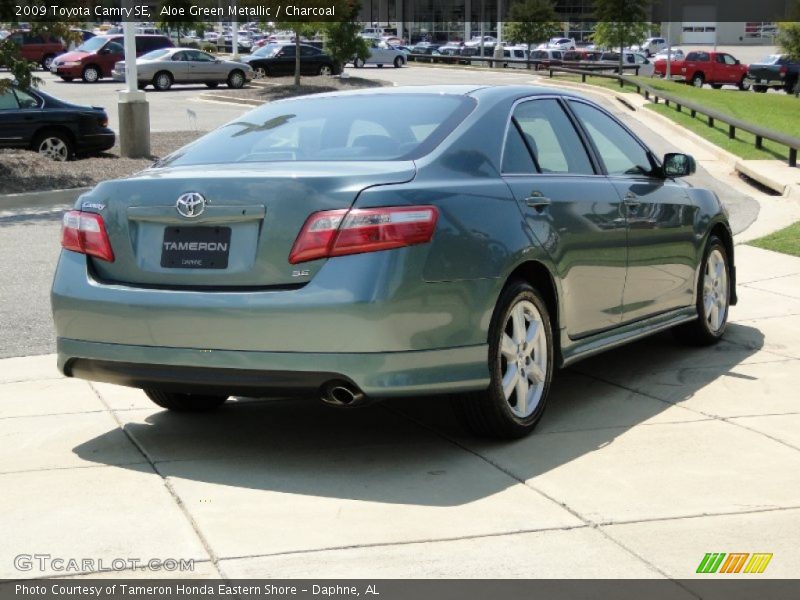 Aloe Green Metallic / Charcoal 2009 Toyota Camry SE