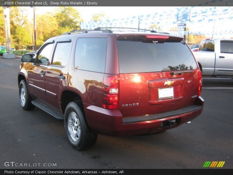 Deep Ruby Metallic / Ebony 2008 Chevrolet Tahoe LS