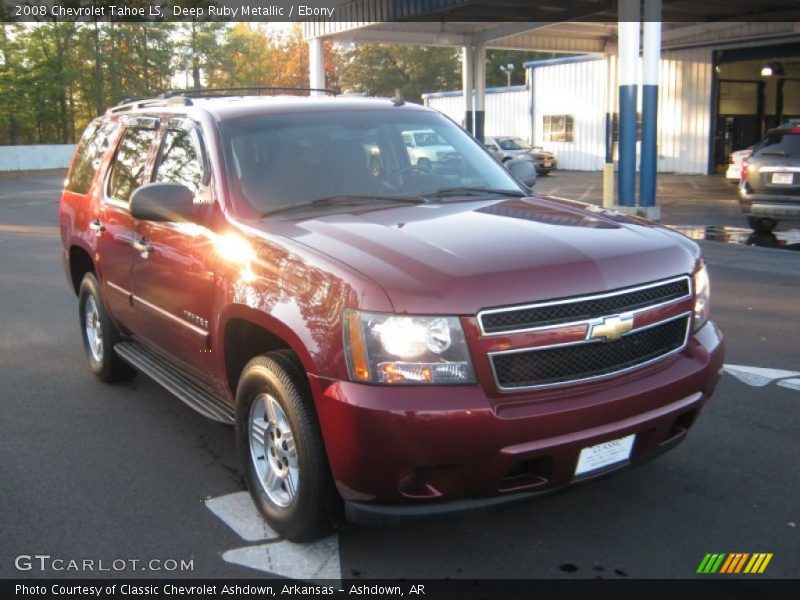 Deep Ruby Metallic / Ebony 2008 Chevrolet Tahoe LS