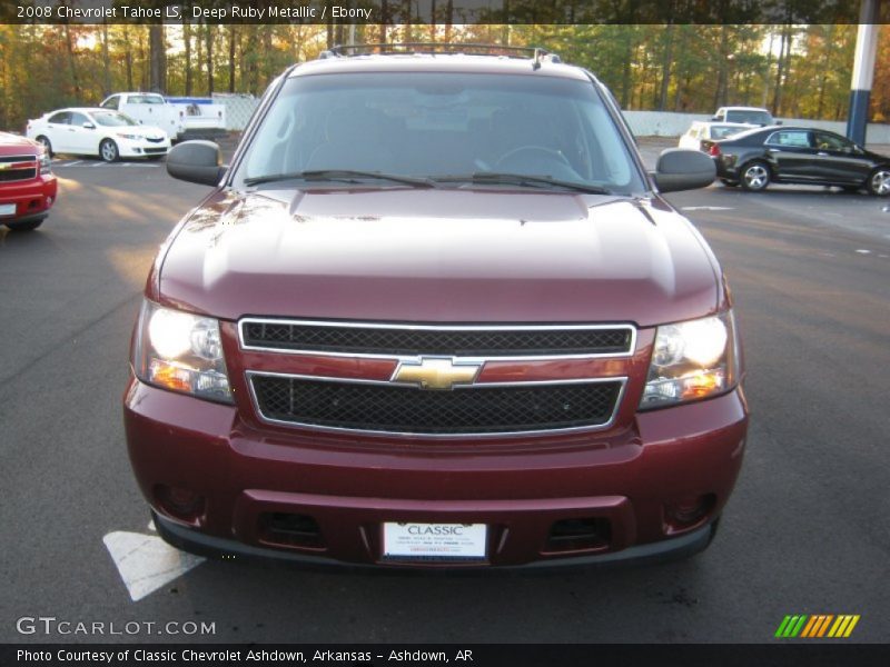 Deep Ruby Metallic / Ebony 2008 Chevrolet Tahoe LS