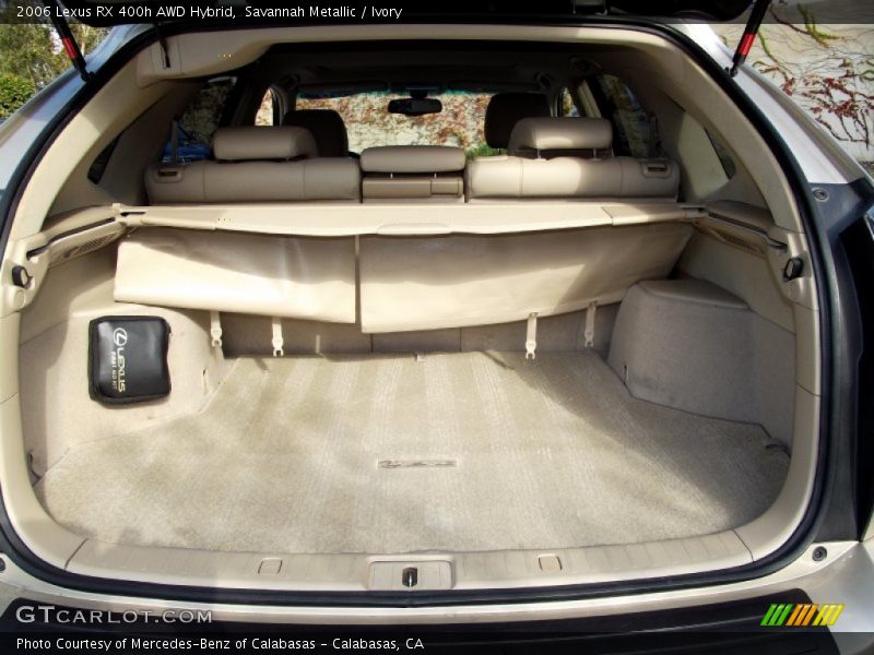  2006 RX 400h AWD Hybrid Trunk