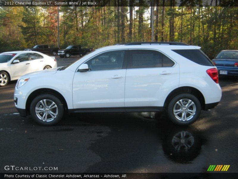 Summit White / Jet Black 2012 Chevrolet Equinox LT