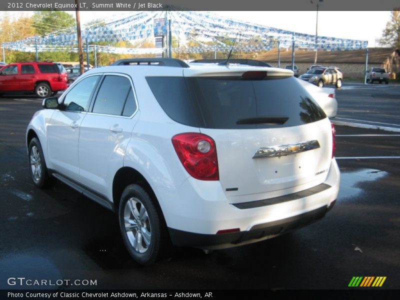 Summit White / Jet Black 2012 Chevrolet Equinox LT