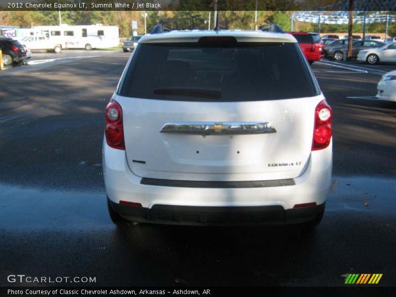 Summit White / Jet Black 2012 Chevrolet Equinox LT