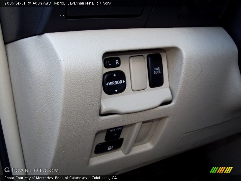 Controls of 2006 RX 400h AWD Hybrid