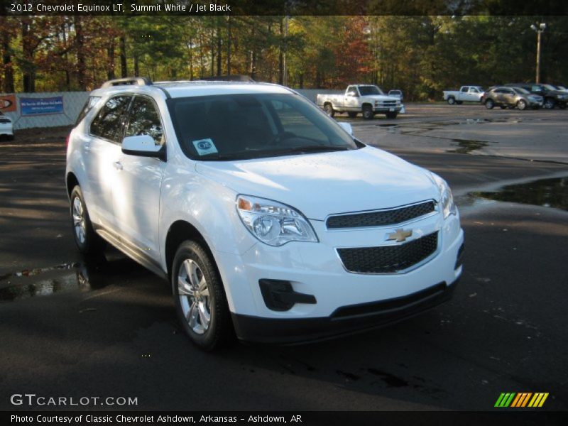 Summit White / Jet Black 2012 Chevrolet Equinox LT