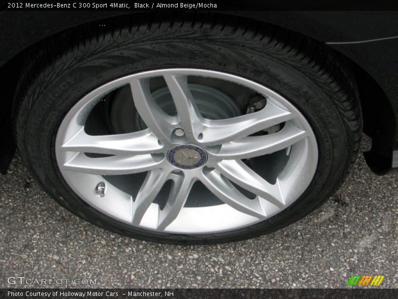 Black / Almond Beige/Mocha 2012 Mercedes-Benz C 300 Sport 4Matic
