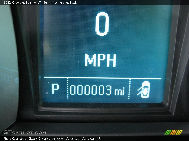 Summit White / Jet Black 2012 Chevrolet Equinox LT