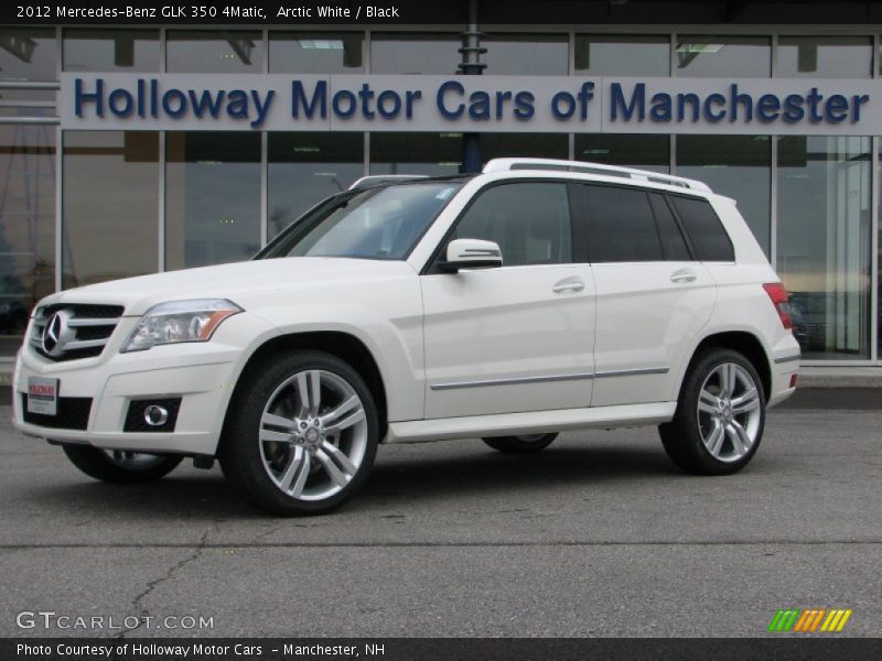 Arctic White / Black 2012 Mercedes-Benz GLK 350 4Matic