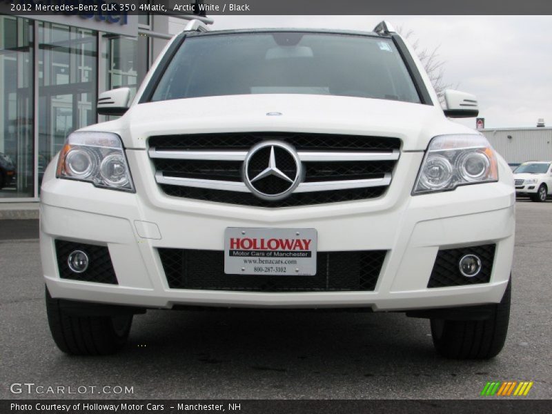 Arctic White / Black 2012 Mercedes-Benz GLK 350 4Matic