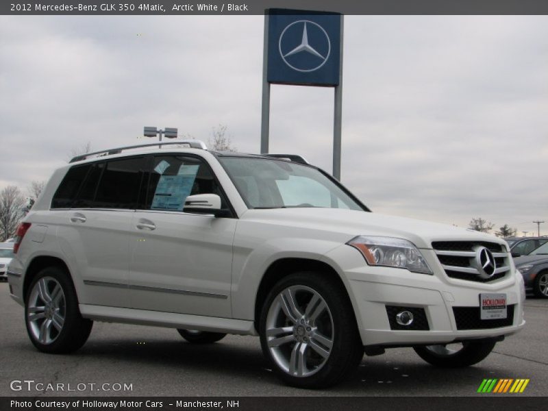 Arctic White / Black 2012 Mercedes-Benz GLK 350 4Matic