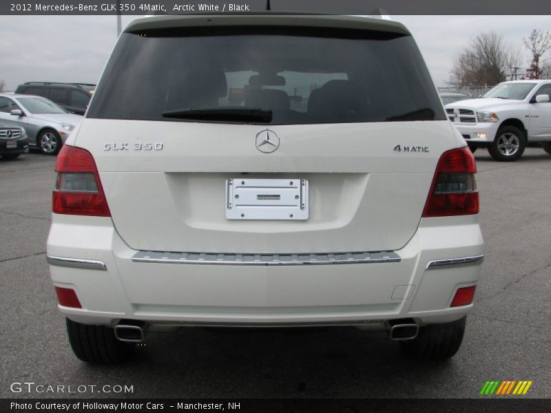 Arctic White / Black 2012 Mercedes-Benz GLK 350 4Matic