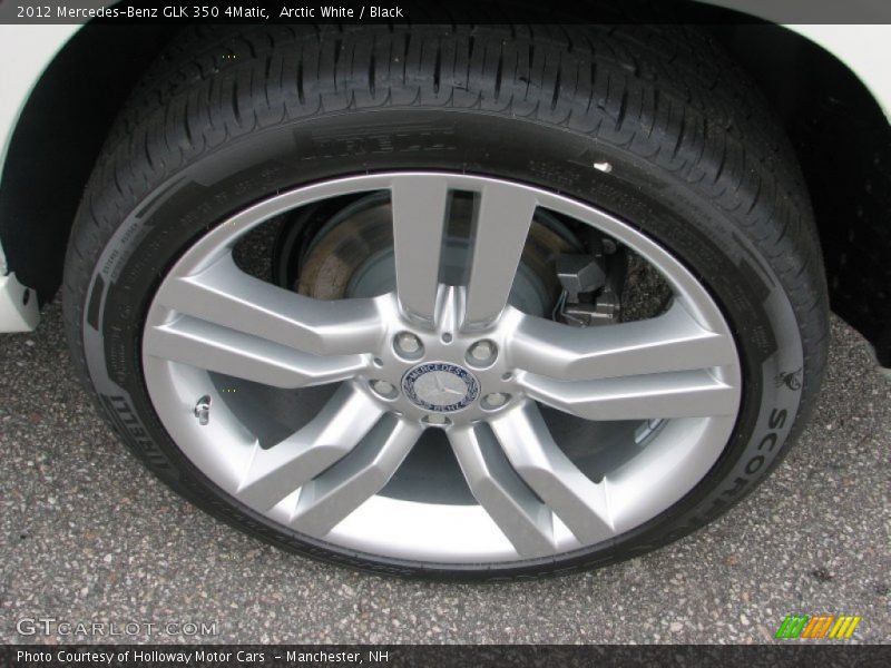 Arctic White / Black 2012 Mercedes-Benz GLK 350 4Matic