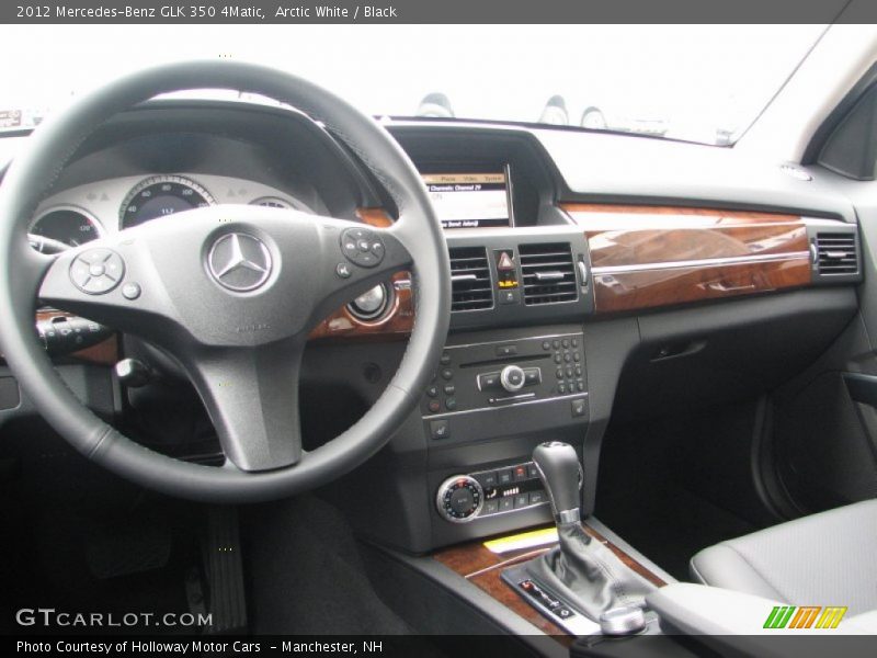 Arctic White / Black 2012 Mercedes-Benz GLK 350 4Matic