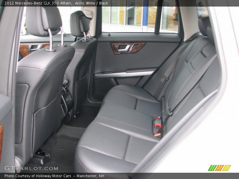 Arctic White / Black 2012 Mercedes-Benz GLK 350 4Matic