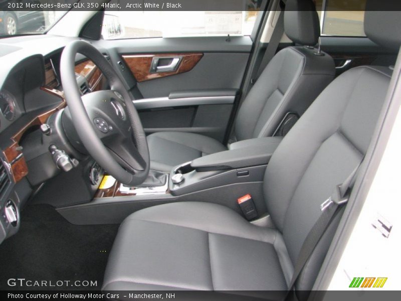 Arctic White / Black 2012 Mercedes-Benz GLK 350 4Matic