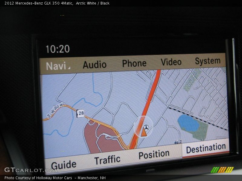 Arctic White / Black 2012 Mercedes-Benz GLK 350 4Matic