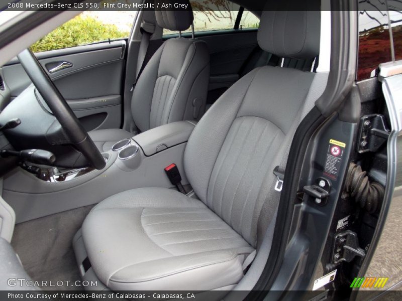 Flint Grey Metallic / Ash Grey 2008 Mercedes-Benz CLS 550