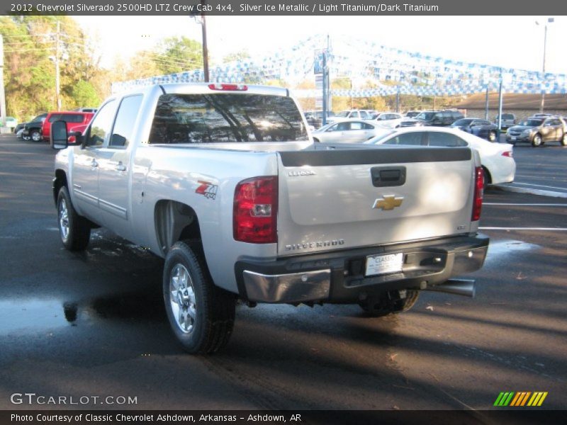 Silver Ice Metallic / Light Titanium/Dark Titanium 2012 Chevrolet Silverado 2500HD LTZ Crew Cab 4x4