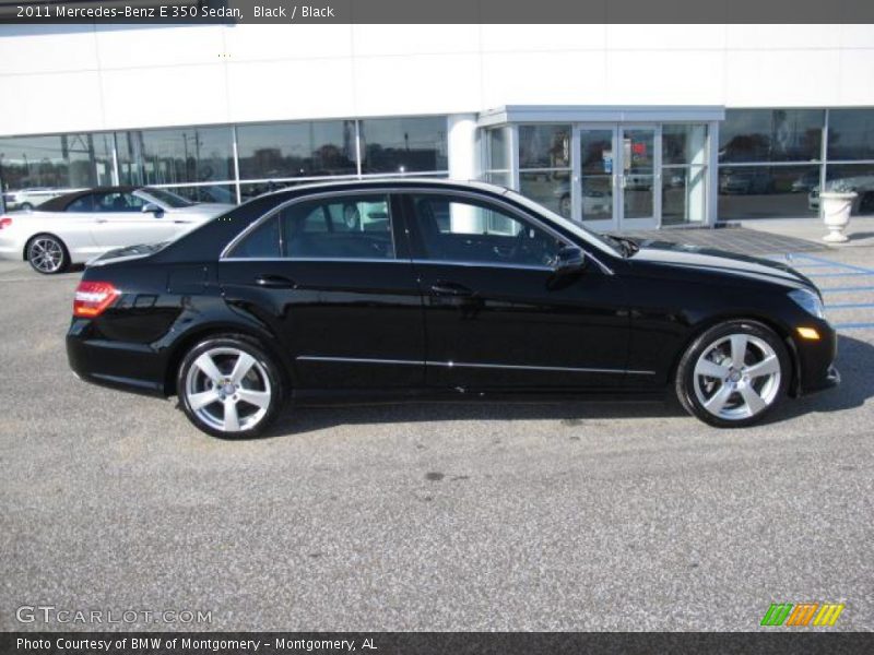 Black / Black 2011 Mercedes-Benz E 350 Sedan