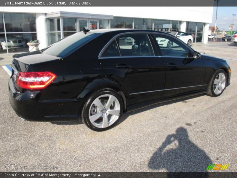 Black / Black 2011 Mercedes-Benz E 350 Sedan