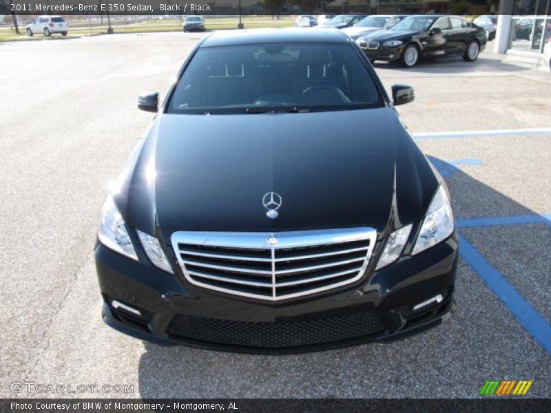 Black / Black 2011 Mercedes-Benz E 350 Sedan