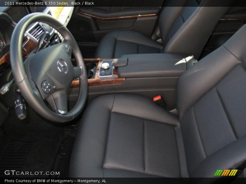 Black / Black 2011 Mercedes-Benz E 350 Sedan