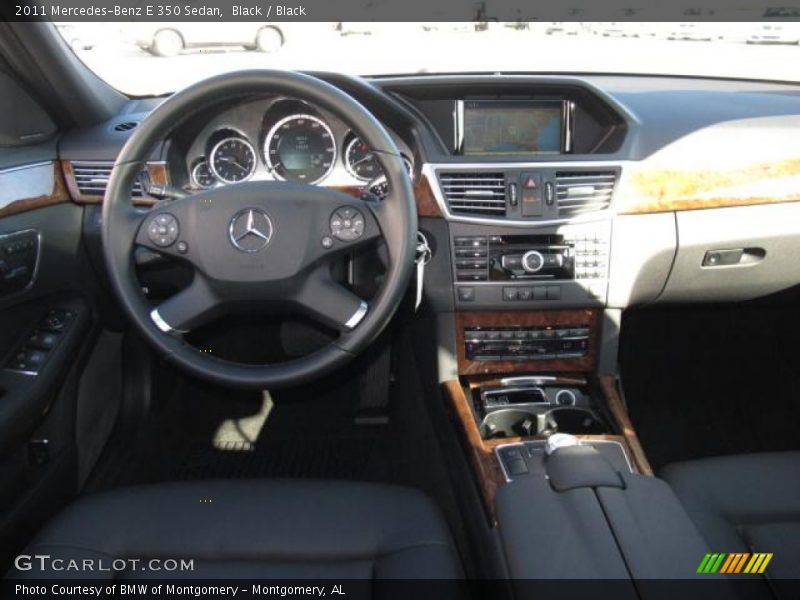 Black / Black 2011 Mercedes-Benz E 350 Sedan