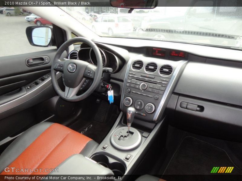 Brilliant Black / Black 2010 Mazda CX-7 i Sport