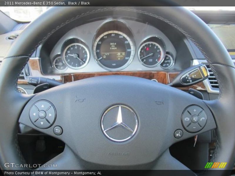 Black / Black 2011 Mercedes-Benz E 350 Sedan