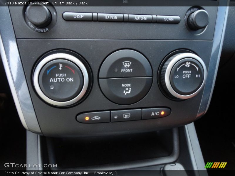 Controls of 2010 CX-7 i Sport