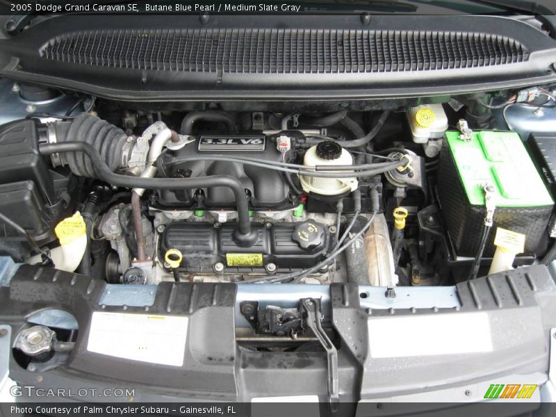 Butane Blue Pearl / Medium Slate Gray 2005 Dodge Grand Caravan SE