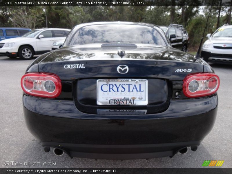 Brilliant Black / Black 2010 Mazda MX-5 Miata Grand Touring Hard Top Roadster