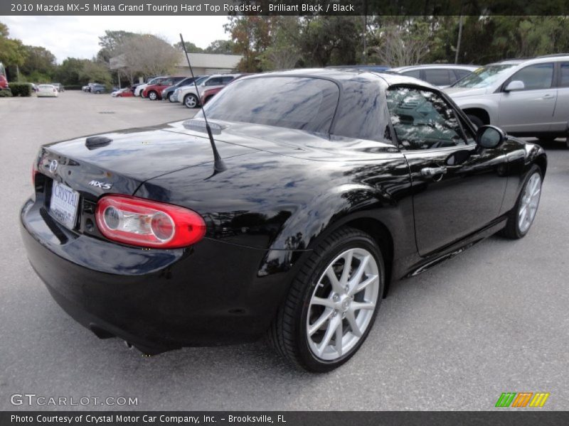 Brilliant Black / Black 2010 Mazda MX-5 Miata Grand Touring Hard Top Roadster