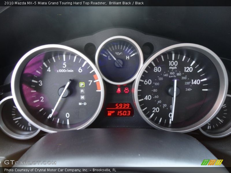  2010 MX-5 Miata Grand Touring Hard Top Roadster Grand Touring Hard Top Roadster Gauges