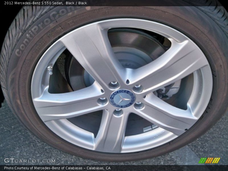 Black / Black 2012 Mercedes-Benz S 550 Sedan