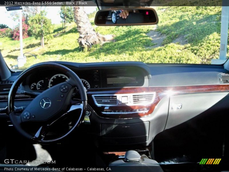 Black / Black 2012 Mercedes-Benz S 550 Sedan