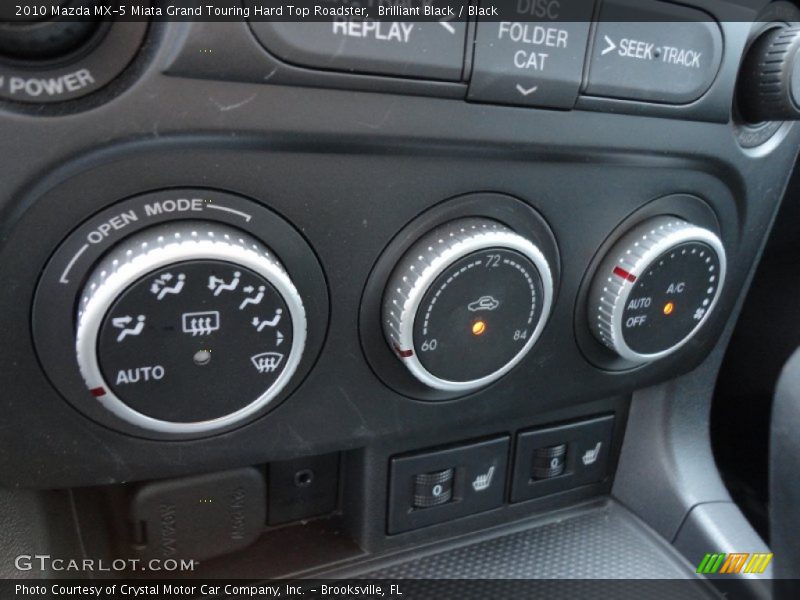 Heater and AC controls - 2010 Mazda MX-5 Miata Grand Touring Hard Top Roadster