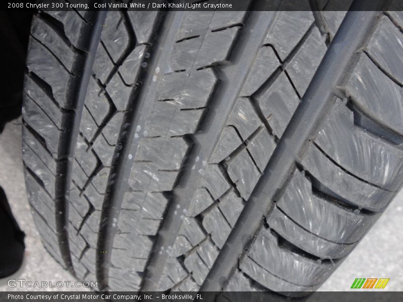 Cool Vanilla White / Dark Khaki/Light Graystone 2008 Chrysler 300 Touring
