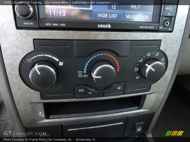 Cool Vanilla White / Dark Khaki/Light Graystone 2008 Chrysler 300 Touring