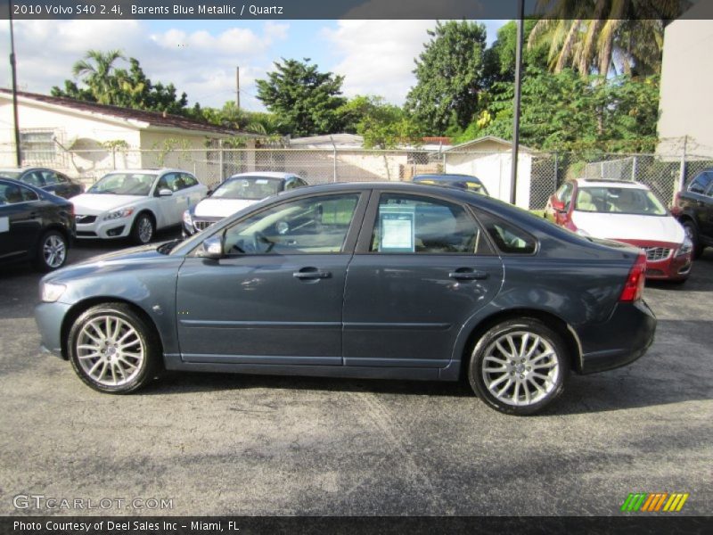 Barents Blue Metallic / Quartz 2010 Volvo S40 2.4i