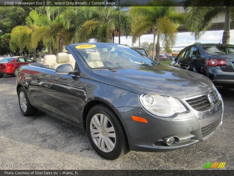 Island Grey Metallic / Cornsilk Beige 2008 Volkswagen Eos 2.0T