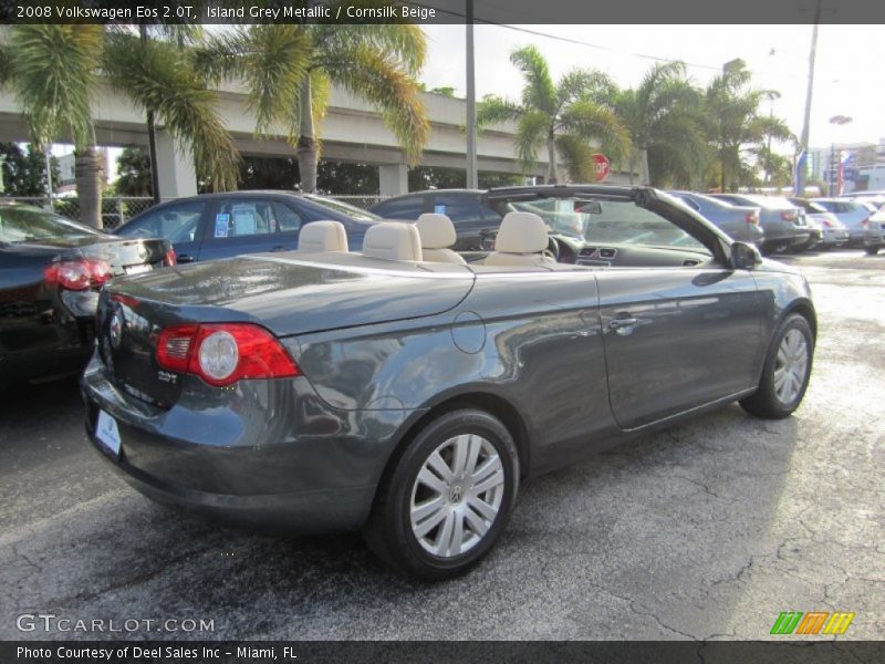 Island Grey Metallic / Cornsilk Beige 2008 Volkswagen Eos 2.0T