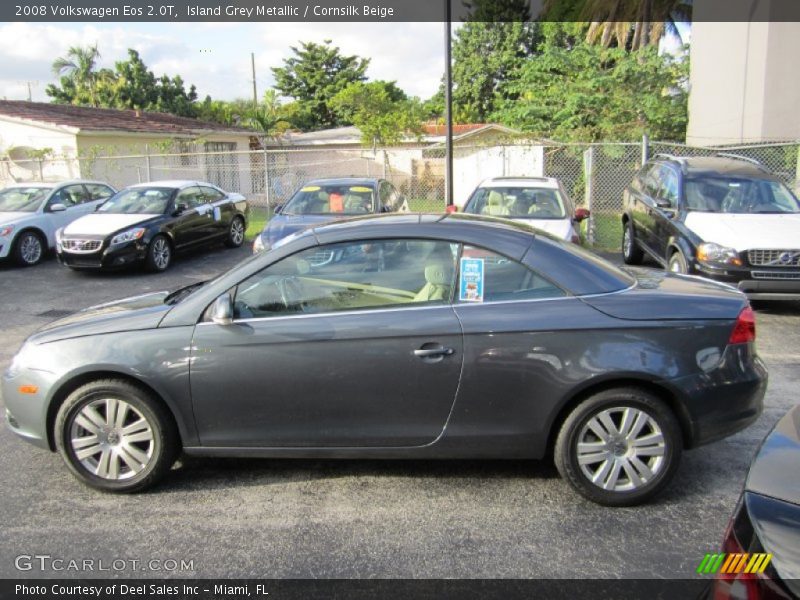 Island Grey Metallic / Cornsilk Beige 2008 Volkswagen Eos 2.0T