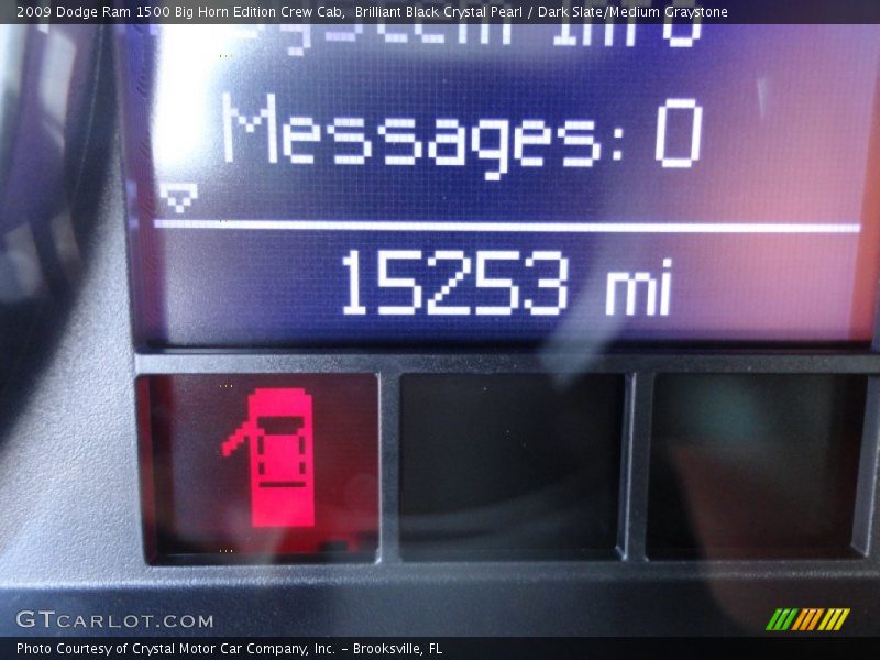 Brilliant Black Crystal Pearl / Dark Slate/Medium Graystone 2009 Dodge Ram 1500 Big Horn Edition Crew Cab
