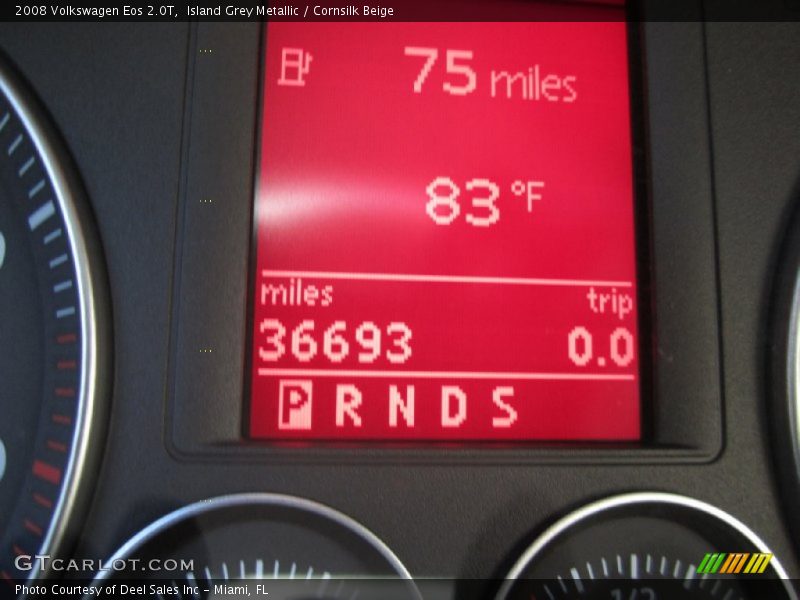 Island Grey Metallic / Cornsilk Beige 2008 Volkswagen Eos 2.0T