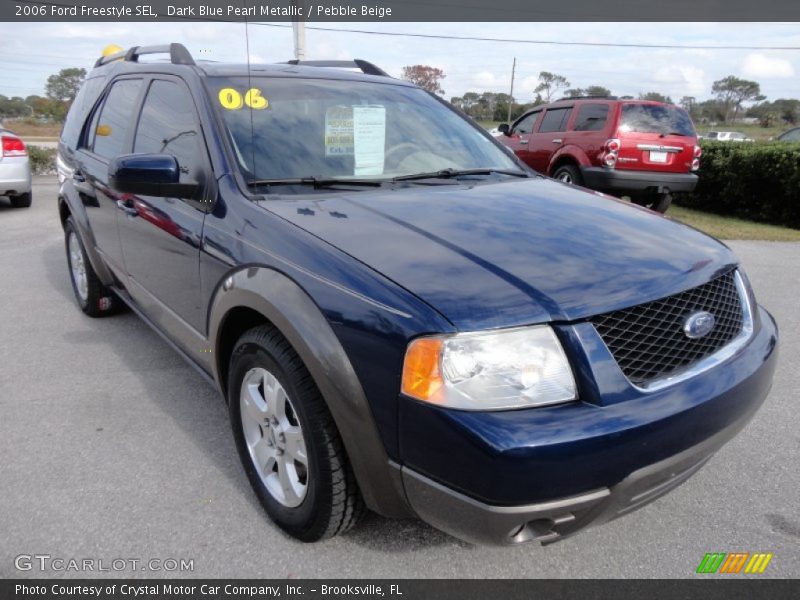Dark Blue Pearl Metallic / Pebble Beige 2006 Ford Freestyle SEL